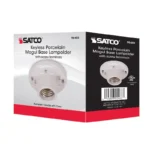 Satco 90-483 Keyless Porcelain Mogul Base Lamp Holder