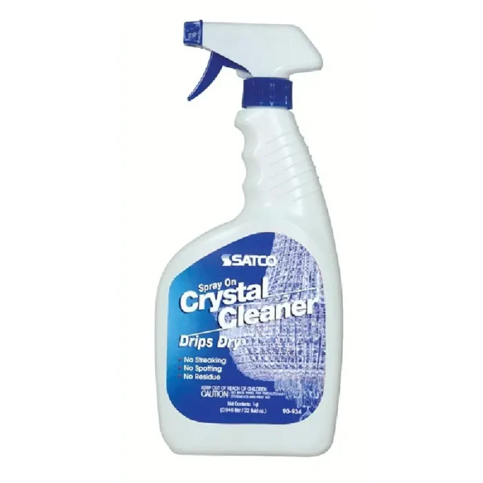 Satco 90934 Crystal Cleaner Trigger Spray Bottle; 32 Ounces - Image 1