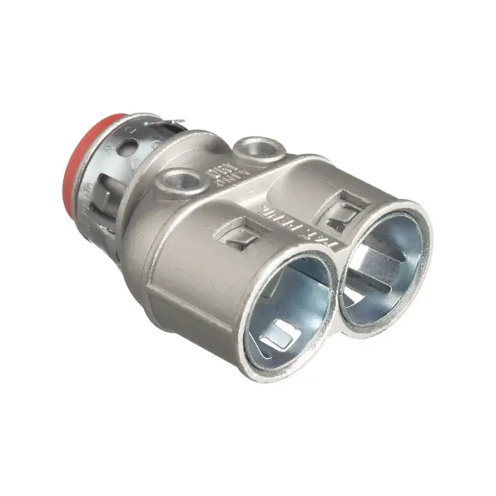 Arlington 3838AST Duplex Connectors with Insulated Throat - 3/8" - Image 1