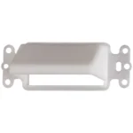 Arlington CEDH1 Horizontal Reversible Low-Voltage Cable Entrance Plate - 1 Gang