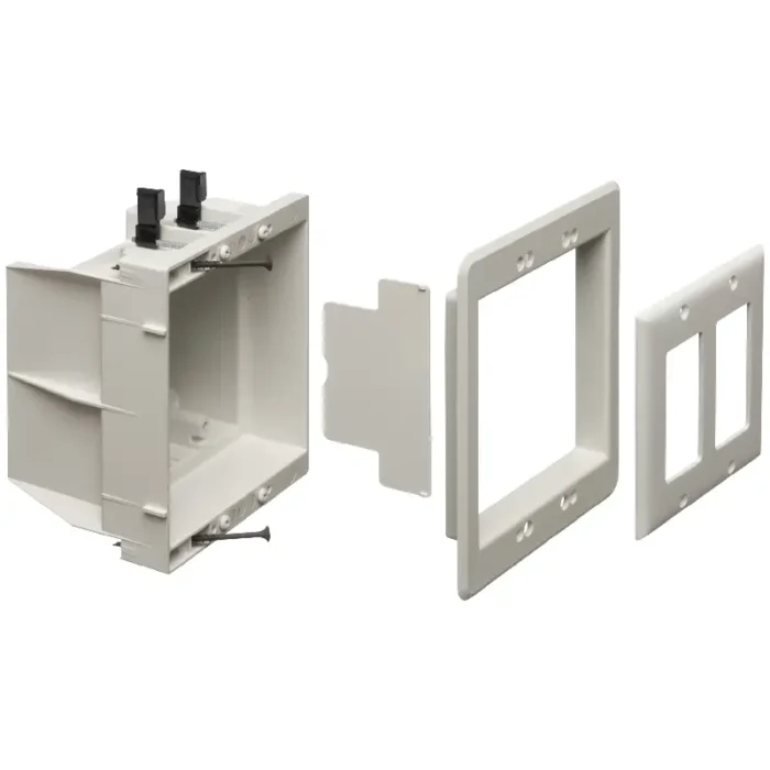 Arlington DVFR2WGC 2-Gang Recessed Indoor InBox with Grounding Clip - Image 1