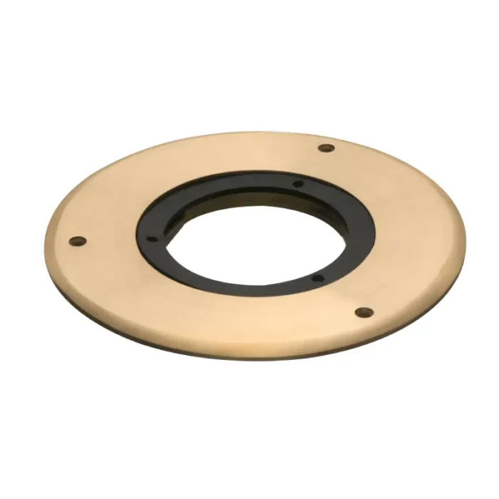 Arlington FLB3570MB Oversized Carpet Ring for Round Cut-In Floor Box Kit - Brass - Image 1