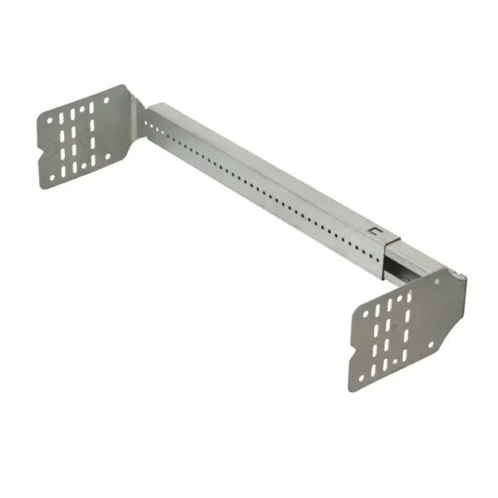 Arlington SL18 SliderBar Adjustable Pre-Bent Box Mounting Bracket - 12" - 18" - Image 1