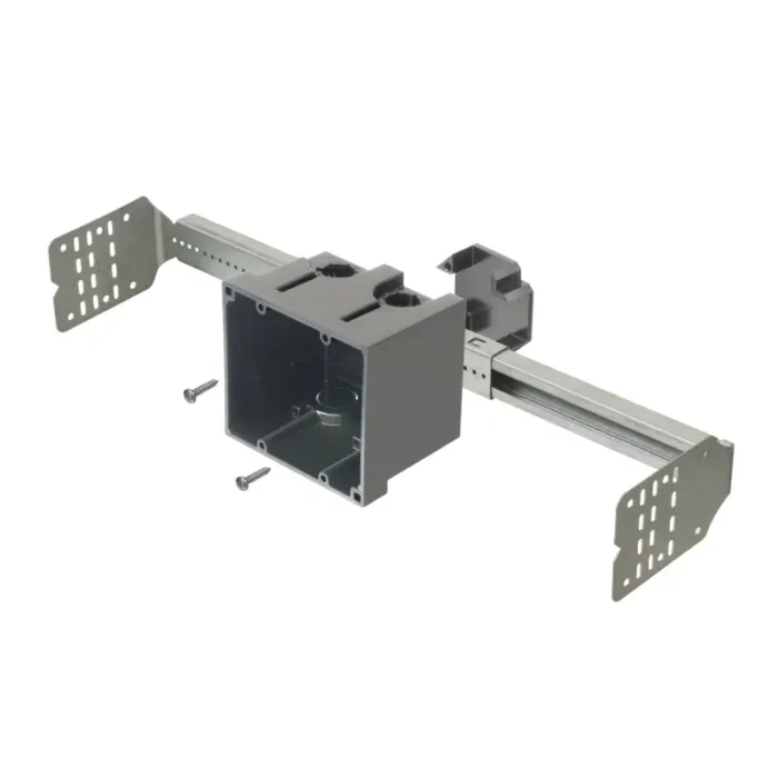 Arlington SL2B18 SliderBar Adjustable Box Kit - 2 Gang - 12" - 18" - Image 1