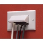 Arlington CEDH1 Horizontal Reversible Low-Voltage Cable Entrance Plate - 1 Gang - Image 2
