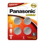 Panasonic CR2016 3V Lithium Coin Battery - 4 Pack