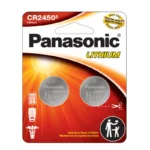 Panasonic CR2450PA2BL 3V Lithium Coin Battery – 2 Pack