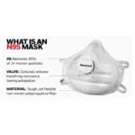 Honeywell DF300N95 Disposable N95 Particulate Respirator Mask - Box of 20 - Image 4