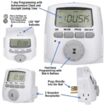 Intermatic DT620 Digital Timer – Plug-inTimer - Full 7-Day Programming Options - Timer for Lighting, Fans & Small Appliances - Image 2