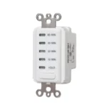 Intermatic EI210W Electronic Countdown Timer, 120 VAC, 60 Hz, Preset Times 10,20,30,60 Minute, With Hold, White - Image 2