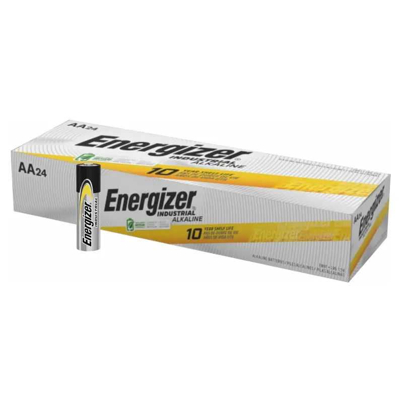 EN91 Energizer Industrial AA Alkaline Batteries EN91 - 24 Pack - Image 1