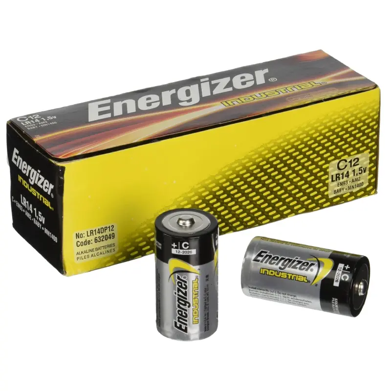 EN93 Energizer Industrial C Alkaline Batteries EN93 - 12 Pack - Image 1