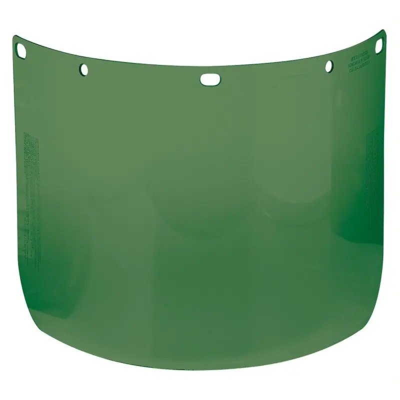 EP815PMG PIP EP815PMG Green molded visor, 8" x 15.5", Polycarbonate material, 0.06" thickness - Image 1
