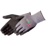 Liberty Safety F4600 15 Gauge Black Microfoam Nitrile Coated Seamless Gloves - Size 6 - XS - 12 Pairs