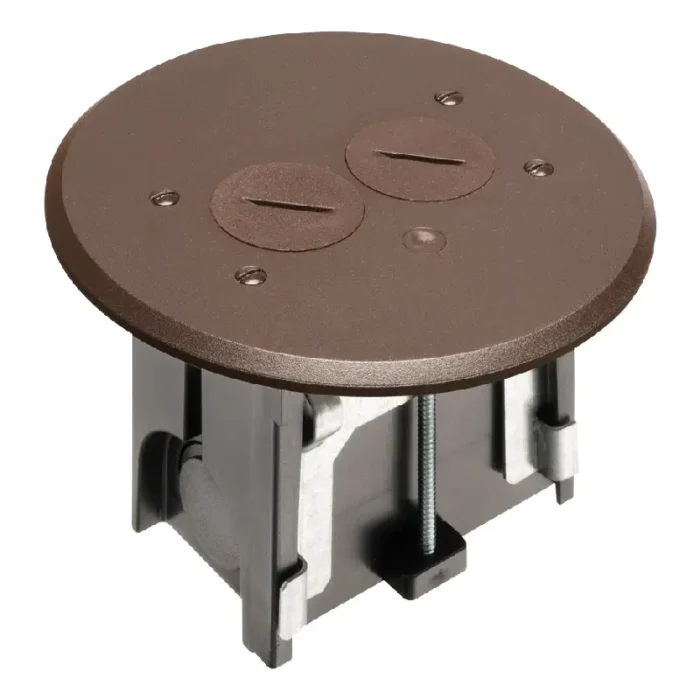 Arlington FLBAR101BR Adjustable Non-Metallic Floor Box for New Floors - Image 1