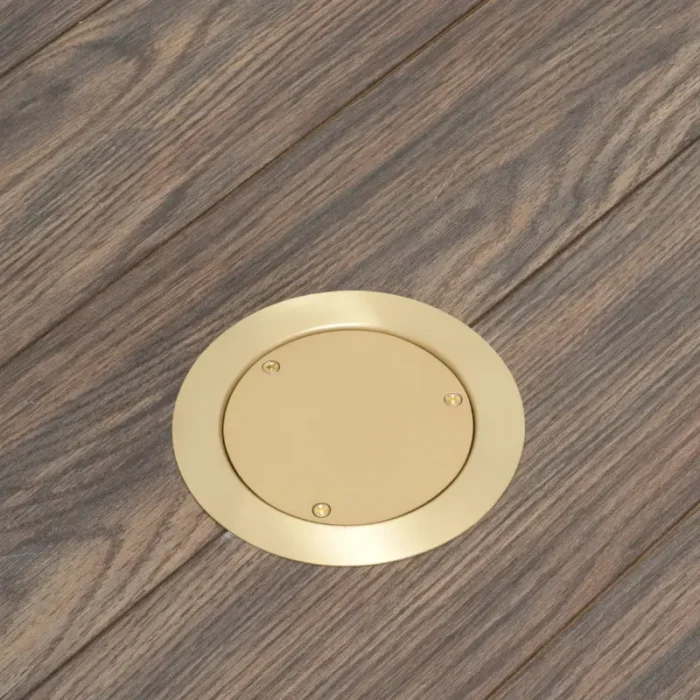 Arlington FLBC4580MB Brass InBox Recessed Receptacle Cover Kit - Image 5