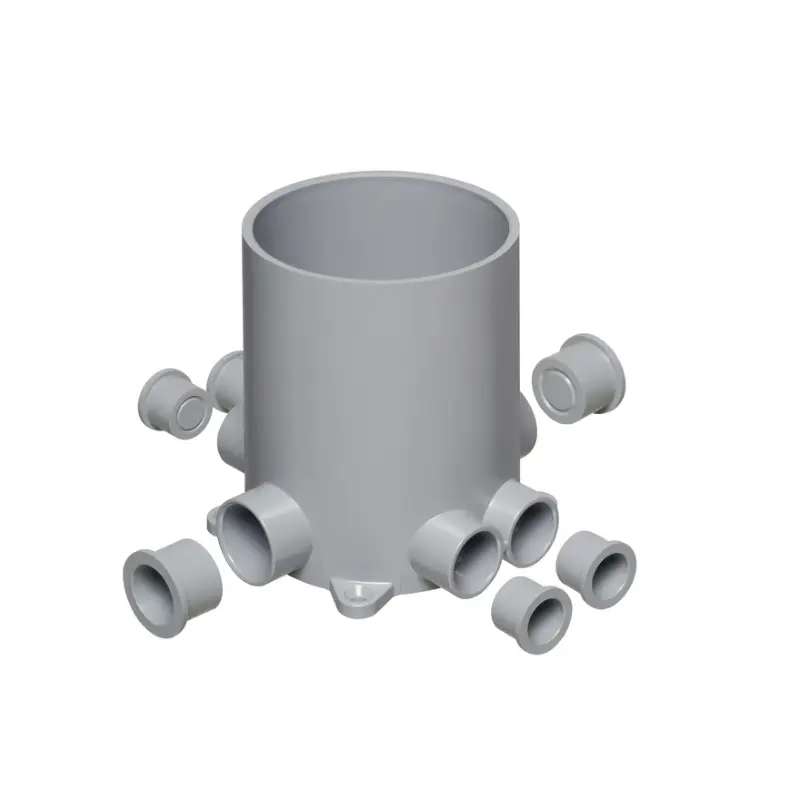 FLBC5500.1 Arlington FLBC500 5.5 Inch Concrete Floor Box Kit,  Heavy Duty Plastic - Image 2