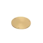 Arlington FLBR5420MBGC TWO low Voltage Openings with Built-in divider In Box Floor Box Kit With Grounding Clip, Brass - Image 2