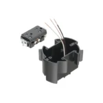 Arlington FLBR5420MBGC TWO low Voltage Openings with Built-in divider In Box Floor Box Kit With Grounding Clip, Brass - Image 5