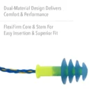 Honeywell Howard Leight RTS-FUS30-HP Fusion Tapered TPE Corded Earplugs, 10 Pairs - Image 2