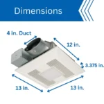 Panasonic FV-0510VSCL1 WhisperValue Exhaust Fan Condensation Sensor - Image 5