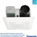 Panasonic FV-0511VFL1K WhisperFit LED & Colour Temp  (50-80-110 CFM) - Image 2