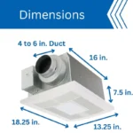 Panasonic FV-0511VHL1 WhisperWarm Fan - Image 5
