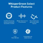 Panasonic FV-0511VKS3 WhisperGreen Select Multi-Speed 30 to 110 CFM - Image 2