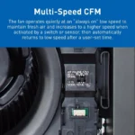 Panasonic FV-0511VKS3 WhisperGreen Select Multi-Speed 30 to 110 CFM - Image 4