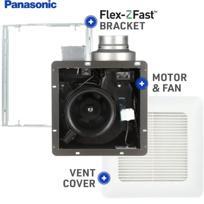 Panasonic FV-0511VQ1 WhisperCeiling DC Ventilation Fan - Image 4