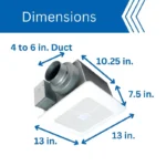 Panasonic FV-0511VQC1 WhisperSense DC Ventilation Fan - Image 4