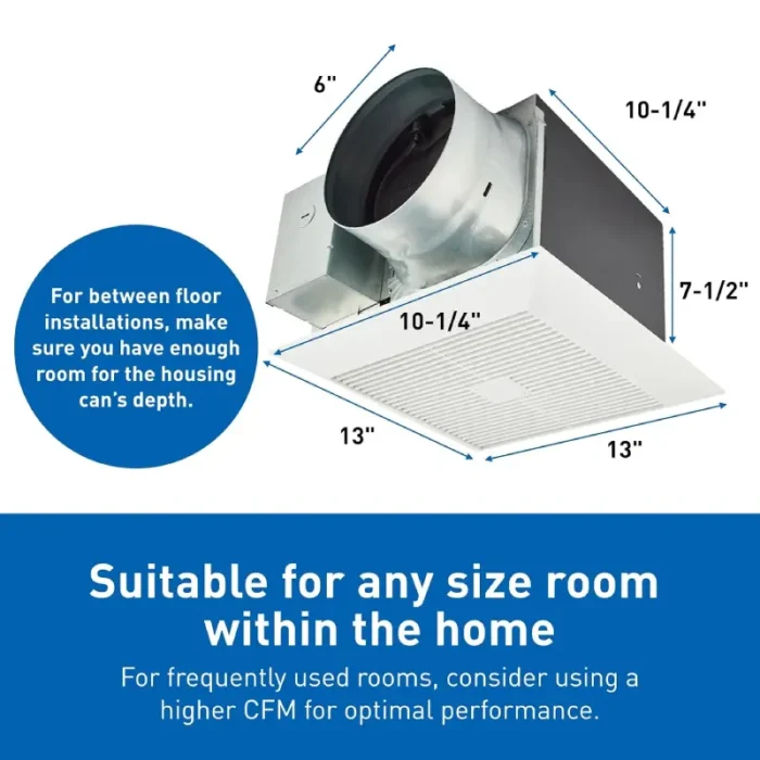 Panasonic FV-1115VK2 WhisperGreenSelect Exhaust Fan - Image 3