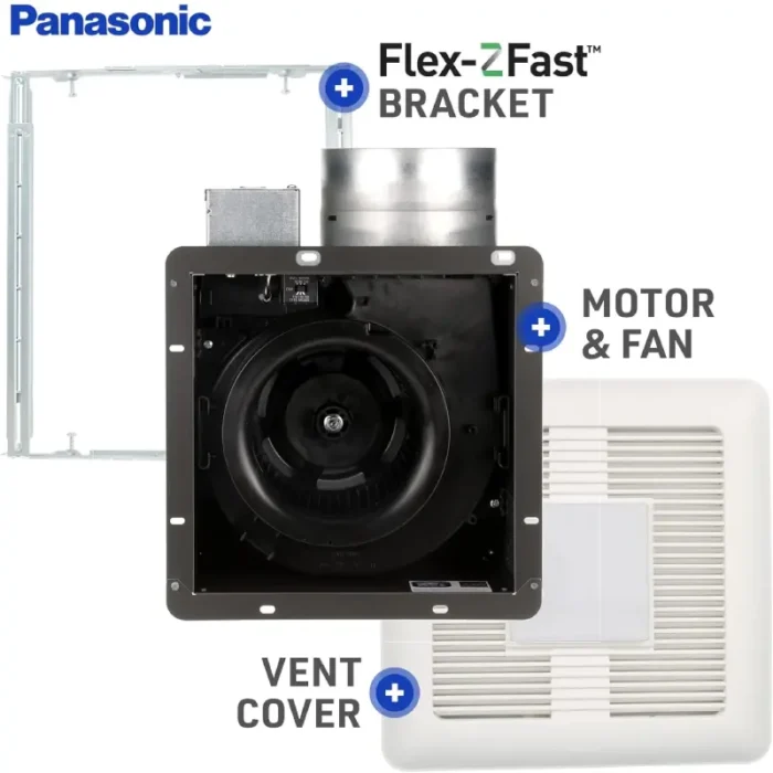 Panasonic FV-1115VQL1 WhisperCeiling LED Exhaust Fan (110-130-150 CFM) - Image 4