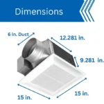 Panasonic FV-30VQ3 WhisperCeiling Exhaust Fan - Image 5