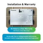 Panasonic FV11ES1 Intelli-Balance™ Elite 110 ERV - Temperate Climate Zone with boost feature - Image 6