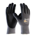 PIP Safety ATG 34-874 MaxiFlex Seamless Knit Nylon/Elastane Glove with Nitrile Coated MicroFoam Grip - Size 9 - L - 12 Pairs