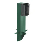 Arlington GPD19GGC 19.5" Low Profile Enclosure with Built-in Cover with grounding clip, Green