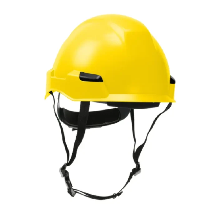 PIP Dynamic HP142R-02 Rocky Type 2 Industrial Climbing Helmet with High Density Foam and Ratchet Adjustment - Yellow - Image 1
