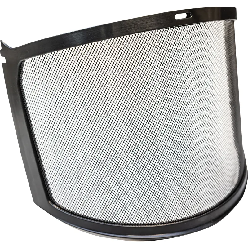 HP1491MF PIP HP1491MF Traverse Metal Mesh Face Shield, Wire Mesh Visor Attachment for Safety Helmets, Black Industrial Face Protection Shield - Image 1