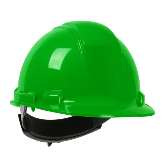 PIP Dynamic HP241R-45 Whistler Cap Style Hard Hat, Rachet Adjustment - Lime Green - Image 1