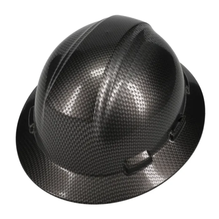 PIP Dynamic HP641R-CAR-11 Kilimanjaro Full Brim Hard Hat, Carbon Style, Ratchet Adjustment - Black - Image 1