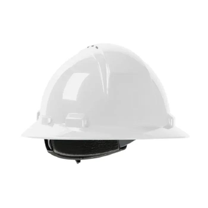 PIP Dynamic HP641RV-01 Kilimanjaro Full Brim Hard Hat, Vented Shell, Ratchet Adjustment - White - Image 1