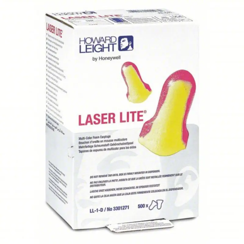 LL-1-D Honeywell Howard Leight LL-1-D Laser Lite High Visibility Foam Earplugs Dispenser Refill - 500 Pairs - Image 1
