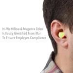 Honeywell Howard Leight LL-5 Laser Lite High Visibility Foam Earplugs, Vending Packs - 50 Bags - Image 2
