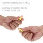 Honeywell Howard Leight LL-5 Laser Lite High Visibility Foam Earplugs, Vending Packs - 50 Bags - Image 3