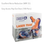 Honeywell Howard Leight LT-30 Laser Trak Detectable Disposable Foam Earplugs, 100 Pairs - Image 2