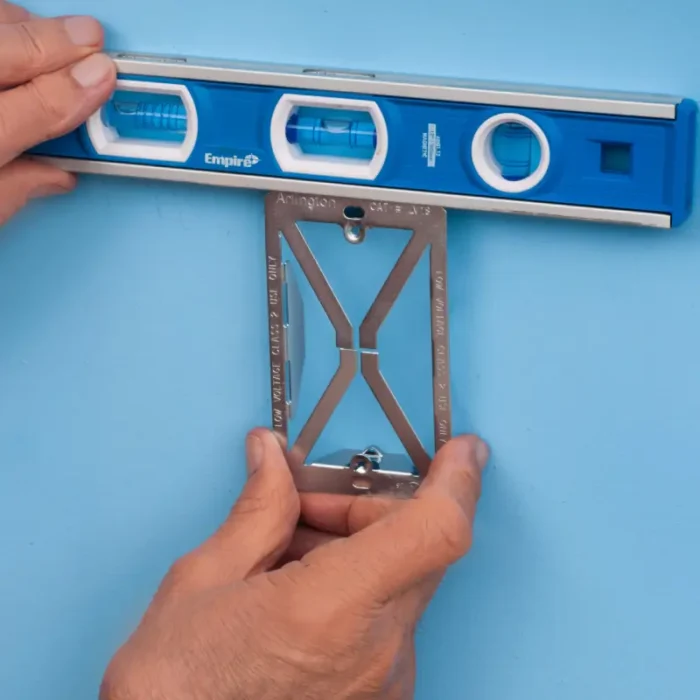 Arlington LV1S Plated STEEL Cut-in Mounting Bracket - 1 Gang - Image 3