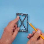 Arlington LV1S Plated STEEL Cut-in Mounting Bracket - 1 Gang - Image 4