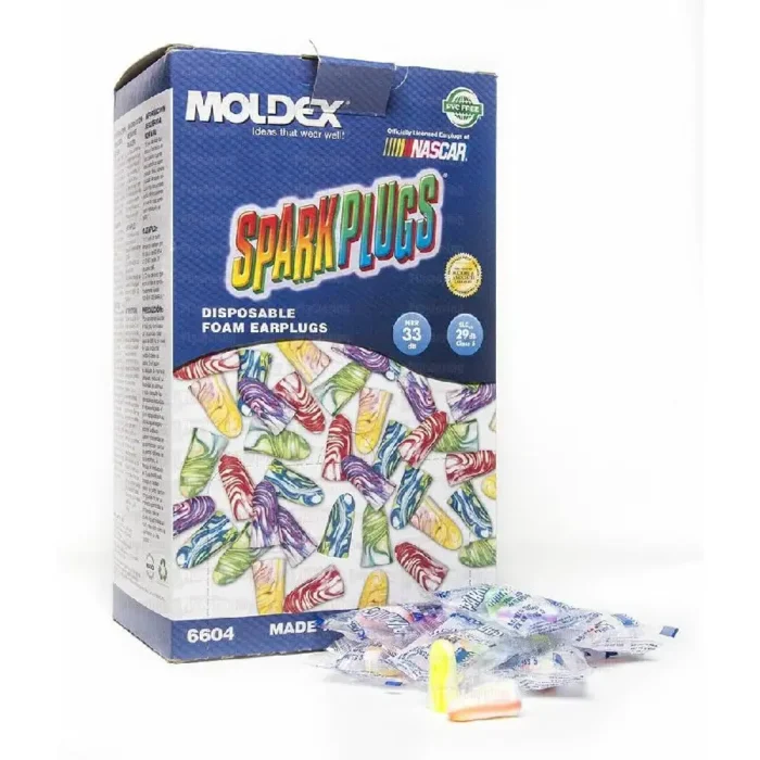 Moldex 6604 SparkPlugs Disposable Foam Uncorded Earplugs - 200 Pairs - Image 1