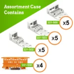 WAGO 221 Series 19pc Mounting Carrier 12AWG Assortment - Image 2